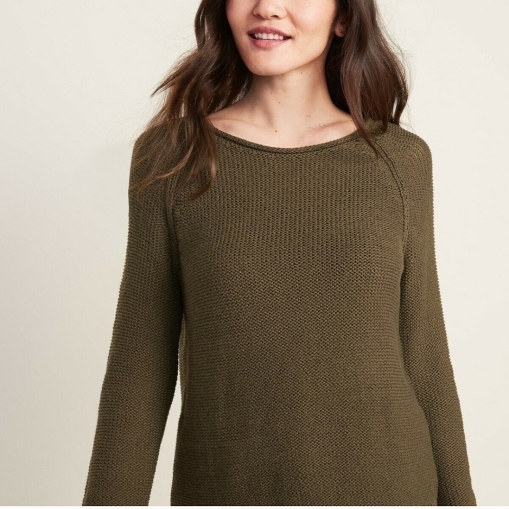 Old Navy Womens Green Knit Crochet Sweater Size XS